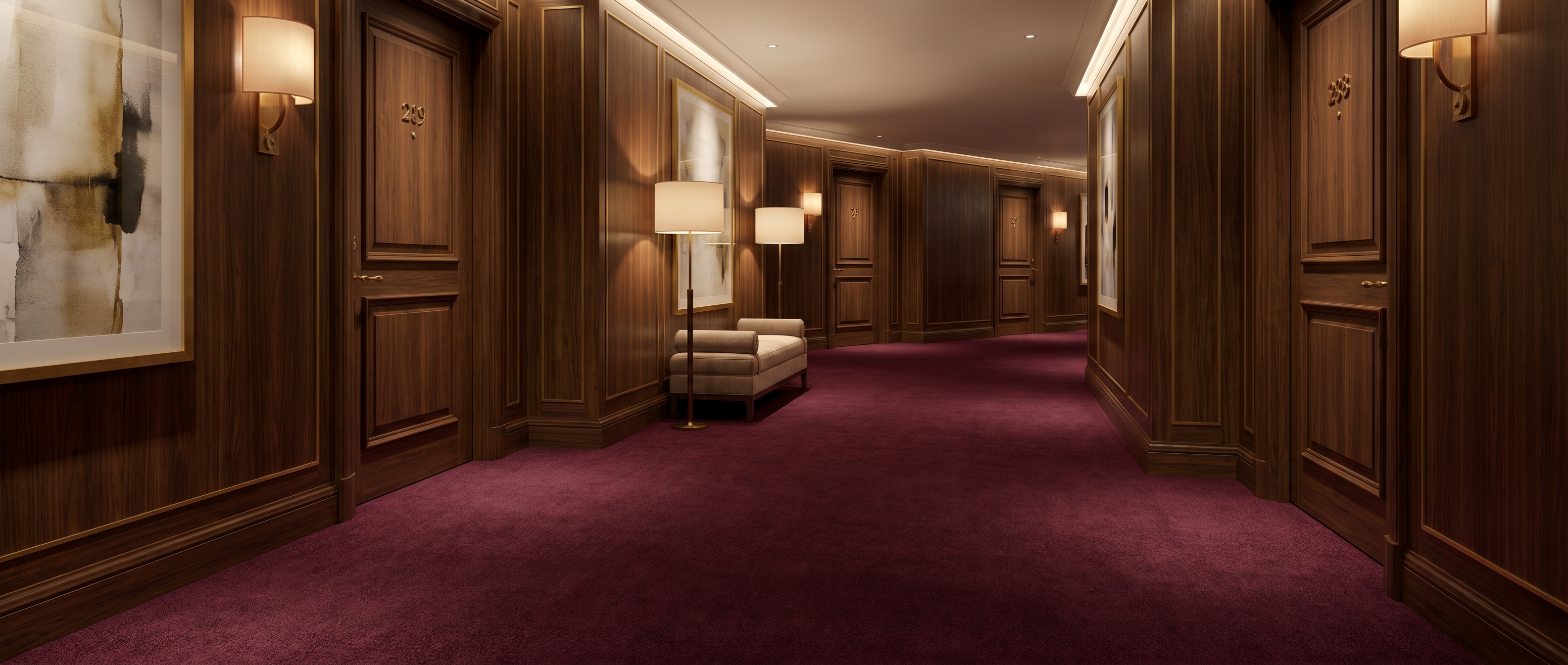 飯店地毯｜專業滿鋪地毯與走廊地毯施工服務