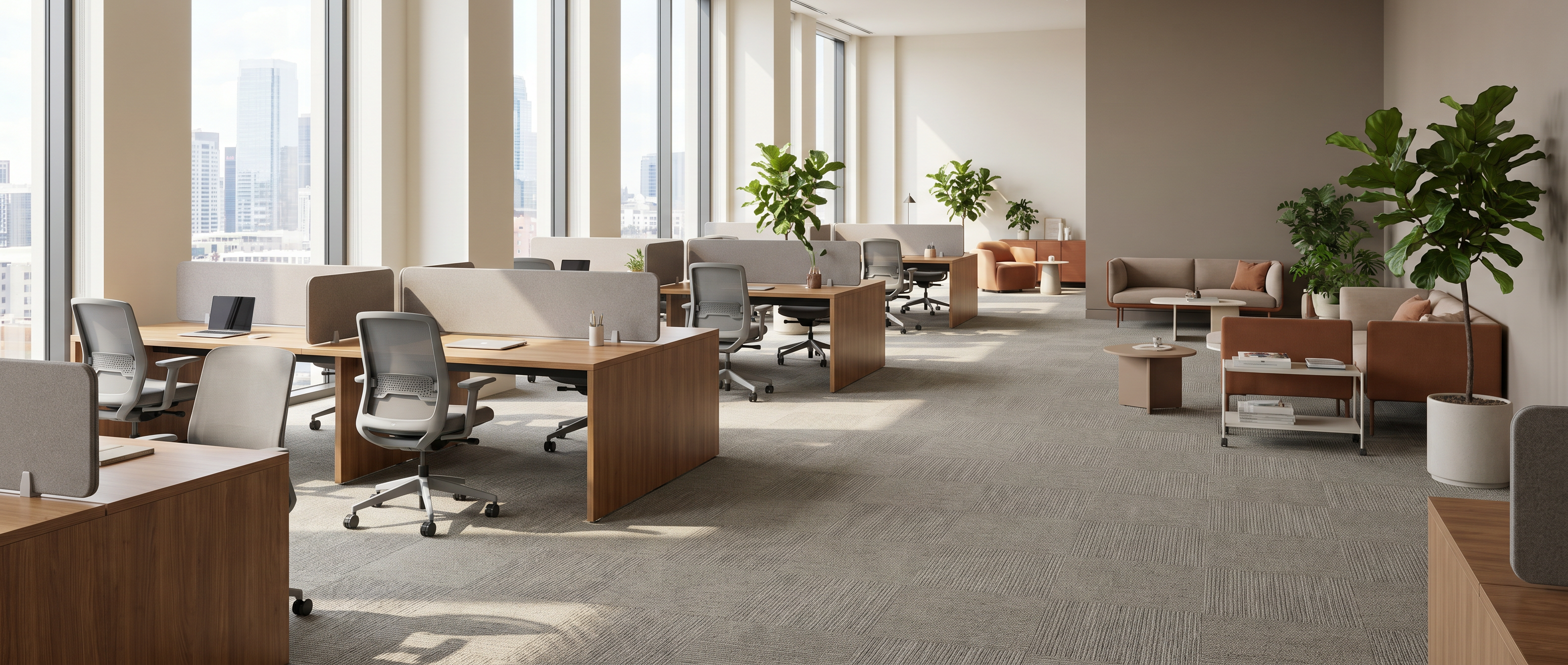 辦公室地毯｜專業方塊地毯規劃施工服務